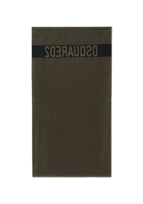 Telo mare Dsquared2 Swimwear uomo D7P005980307 verde militare DSQUARED2 SWIMWEAR | Teli mare | D7P005980307